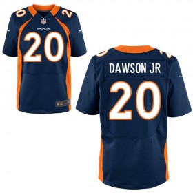 Men's Denver Broncos Nike Navy Blue Elite Jersey DAWSON JR#20