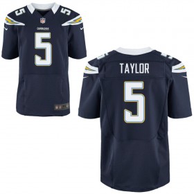 Men's Los Angeles Chargers Nike Navy Elite Jersey TAYLOR#5