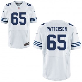 Mens Indianapolis Colts Nike White Alternate Elite Jersey PATTERSON#65