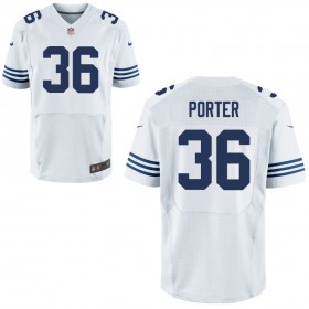 Mens Indianapolis Colts Nike White Alternate Elite Jersey PORTER#36