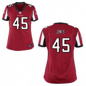 Women's Atlanta Falcons Nike Red Game Jersey JONES#45