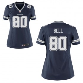 Women's Dallas Cowboys Nike Navy Jersey BELL#80