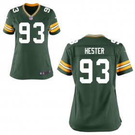 Women's Green Bay Packers Nike Green Game Jersey HESTER#93
