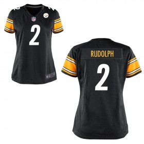Women's Pittsburgh Steelers Nike Black Game Jersey RUDOLPH#2