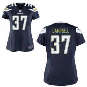 WomenÕs Los Angeles Chargers Nike Navy Blue Game Jersey CAMPBELL#37
