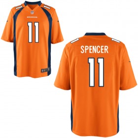 Youth Denver Broncos Nike Orange Game Jersey SPENCER#11