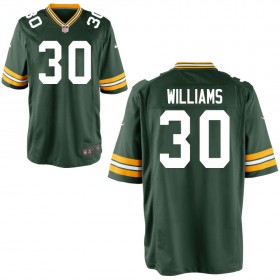 Youth Green Bay Packers Nike Green Game Jersey WILLIAMS#30