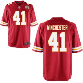 Youth Kansas City Chiefs Nike Red Game Jersey WINCHESTER#41