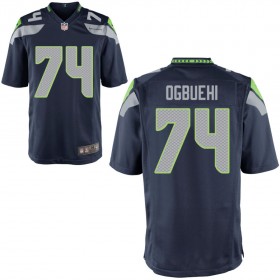 Youth Seattle Seahawks Nike College Navy Game Jersey OGBUEHI#74