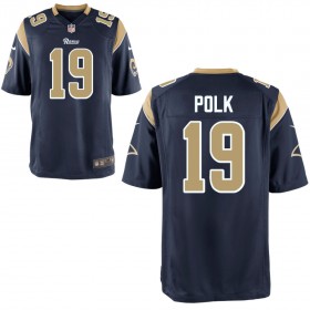 Youth Los Angeles Rams Nike Navy Game Jersey POLK#19