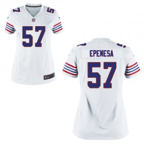 Women's Buffalo Bills Nike White Throwback Game Jersey EPENESA#57