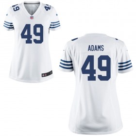 Women's Indianapolis Colts Nike White Game Jersey ADAMS#49