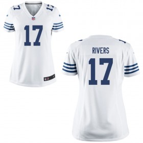 Women's Indianapolis Colts Nike White Game Jersey RIVERS#17