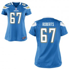 Women's Los Angeles Chargers Nike Light Blue Game Jersey ROBERTS#67