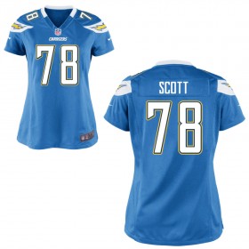 Women's Los Angeles Chargers Nike Light Blue Game Jersey SCOTT#78