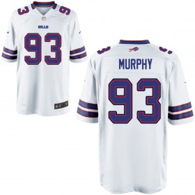 Nike Men's Buffalo Bills Game White Jersey MURPHY#93