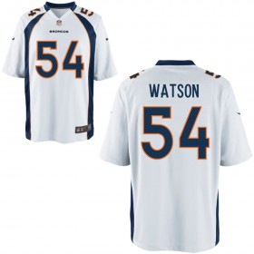 Nike Men's Denver Broncos Game White Jersey WATSON#54