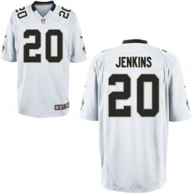 Nike Men's New Orleans Saints Game White Jersey JENKINS#20