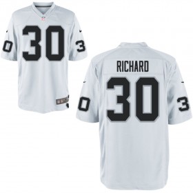 Nike Men's Las Vegas Raiders Game White Jersey RICHARD#30