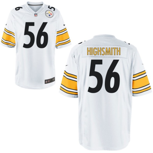 Nike Men's Pittsburgh Steelers Game White Jersey HIGHSMITH#56