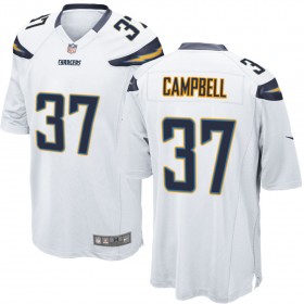 Nike Men's Los Angeles Chargers Game White Jersey CAMPBELL#37