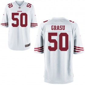 Nike Men's San Francisco 49ers Game White Jersey GRASU#50
