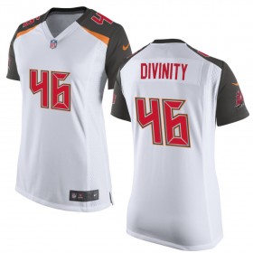 Women's Tampa Bay Buccaneers Nike White Game Jersey DIVINITY#46