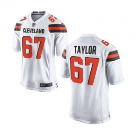 Nike Cleveland Browns Youth White Game Jersey TAYLOR#67